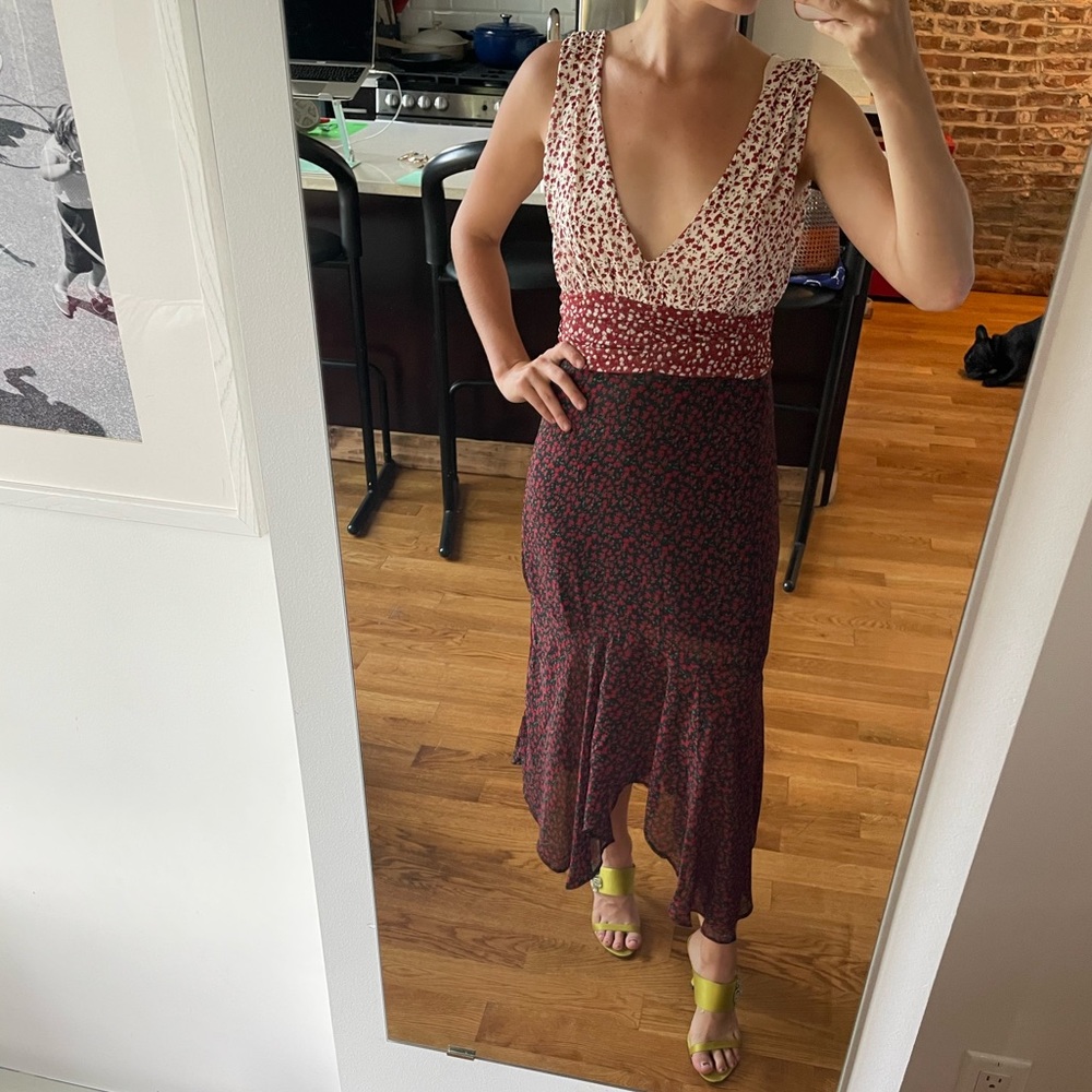 NEEDSUPPLY Farrow Floral Midi Dress